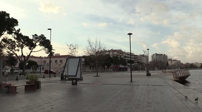 Çanakkale'de Sokağa çıkma kısıtlamasına uyuluyor
