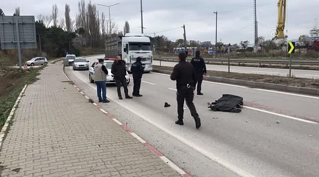 Tırın çarptığı yaya hayatını kaybetti