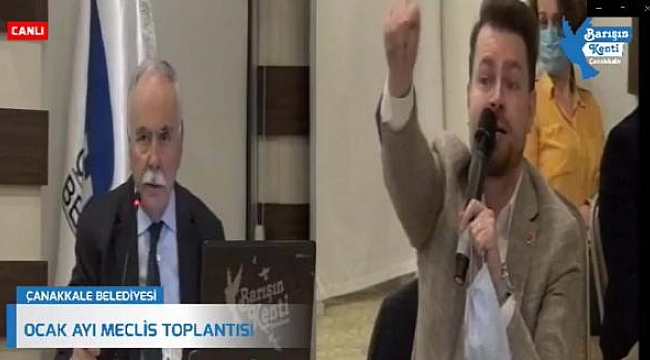 Çanakkale Belediye Meclisi'nde 'Millet İttifakı' gerginliği
