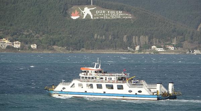 Gökçeada ve Bozcaada'ya feribot seferleri yapılamıyor