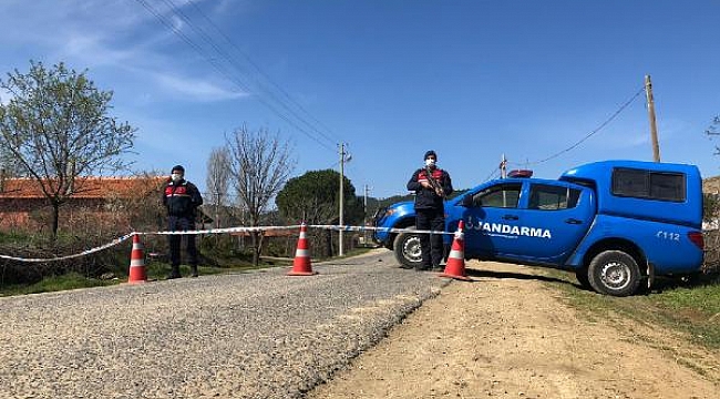 Çanakkale'de bir köy karantinaya alındı