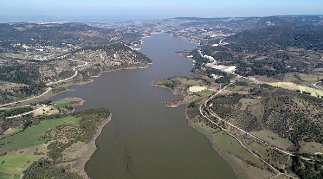 Çanakkale'nin içme suyunu karşılayan Atikhisar Barajı'nın doluluk oranı yüzde 73,5'e ulaştı