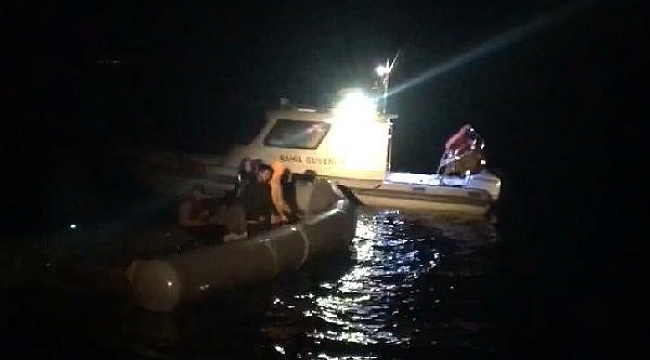 Ayvacık açıklarında, 5 kaçak göçmen kurtarıldı