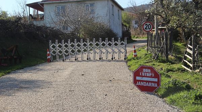 Bayramiç'te 1 köy karantinaya alındı