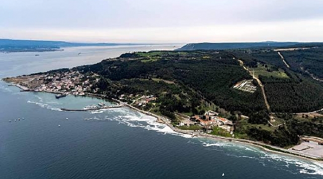 Çanakkale Boğazı'nı kaplayan müsilaj havadan görüntülendi