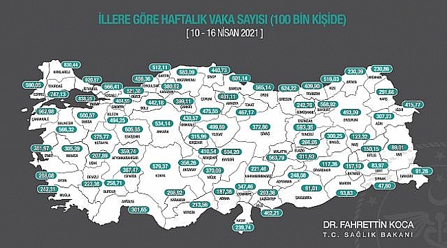 VAKA ARTIŞINDA LİDER ÇANAKKALE OLDU!