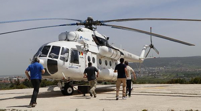 Çanakkale'de yangın helikopteri kullanıma hazır
