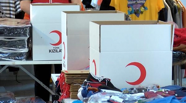Kızılay, bayramda 410 bin çocuğa dağıtılmak üzere yardım kolisi hazırladı