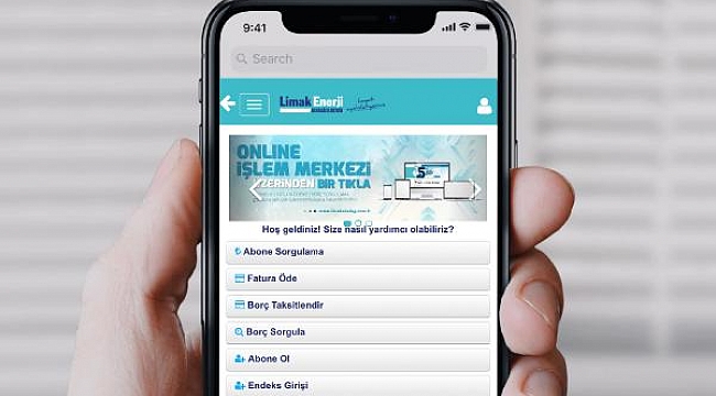 Limak Enerji'den çevrimiçi hizmet