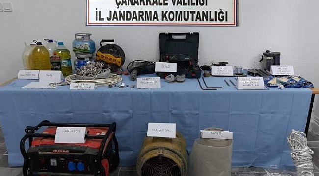 Çanakkale'de kaçak kazıya 11 gözaltı