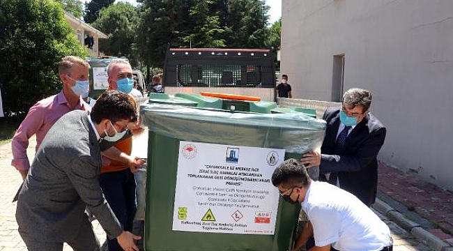 Çanakkale'de zirai ilaç ambalaj atıkları konteynerlerde toplanacak