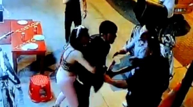 Serkan'ın öldürüldüğü 'yan bakma' kavgası kamerada