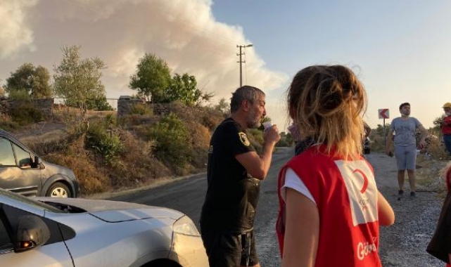 Kızılay ekipleri Muğla'nın dört noktasında görev başında