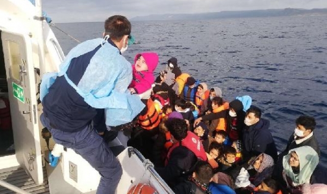 9 ayda Yunanistan'ın geri ittiği 1541 kaçak göçmen kurtarıldı