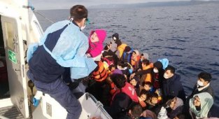 9 ayda Yunanistan'ın geri ittiği 1541 kaçak göçmen kurtarıldı