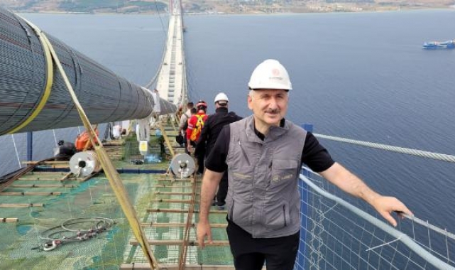 'HEDEFİMİZ, KÖPRÜYÜ 2022'DE AÇMAK'