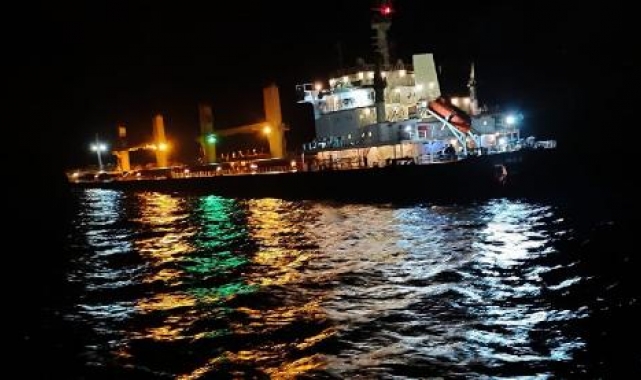 Bozcaada açıklarında gemi kazası