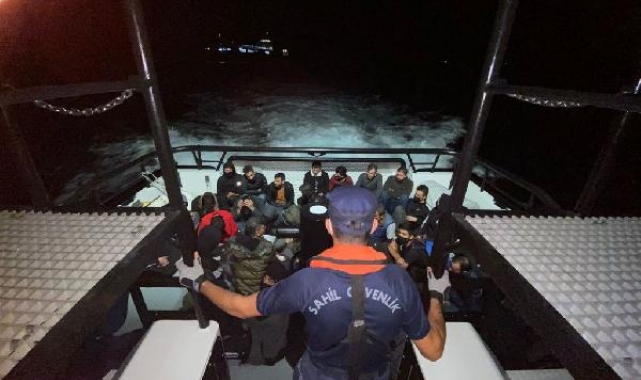 Çanakkale açıklarında gemide 35 kaçak göçmen yakalandı