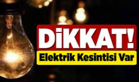 Çanakkale'de bu gece 3 saat elektrik kesintisi yapılacak