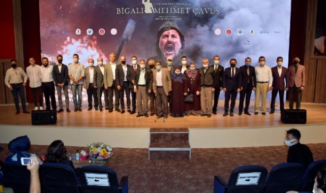 'Çanakkale Fedakarı Bigalı Mehmet Çavuş Belgeseli'nin galası Biga'da yapıldı