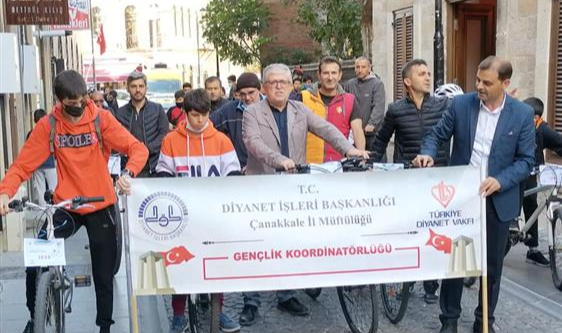 GENÇLERLE BİSİKLET TURUNDA BULUŞTUK