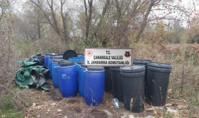 Çanakkale'de 6 bin 650 litre sahte şarap ele geçirildi