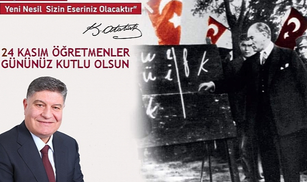 Mehmet Ünal Şahin'den 24 Kasım Öğretmenler Günü Mesajı