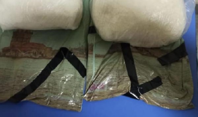 Otogarda 2 kilo metamfetaminle yakalandı
