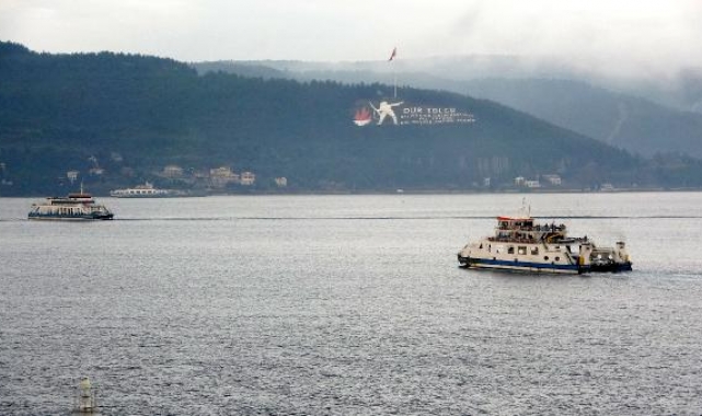 Bozcaada'ya bazı feribot seferleri iptal