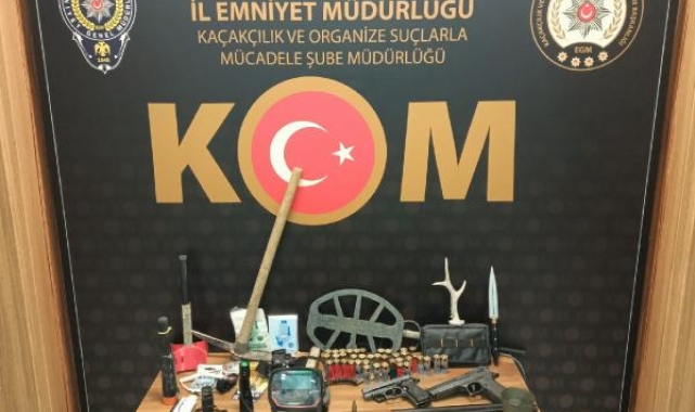 Çanakkale'de tarihi eser kaçakçılığı operasyonu: 3 gözaltı