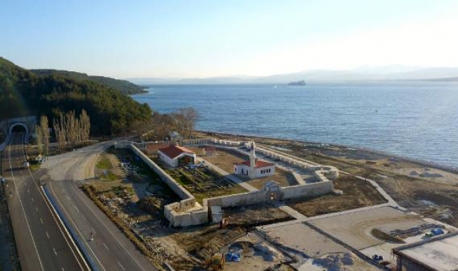 Çanakkale Boğazı'nın 'muhafızı', 202 yıllık Bigalı Kalesi'nin restorasyonunda sona yaklaşıldı