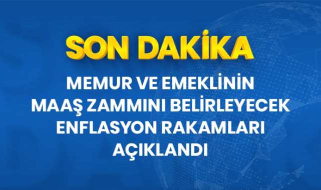 Memur ve emeklinin maaş zammını belirleyecek! 2021 yılı enflasyonu yüzde 36,08 oldu