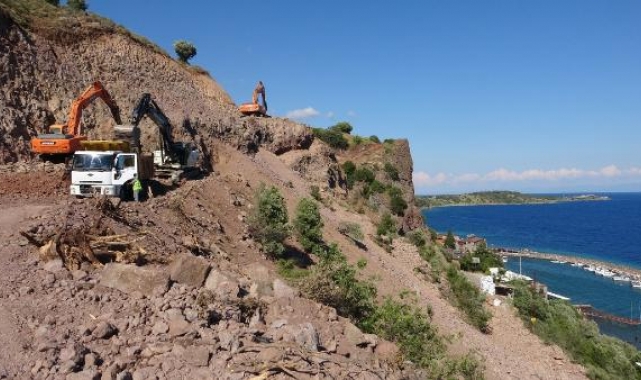 Assos'taki kaya ıslahına mahkemeden 'yürütmeyi durdurma'
