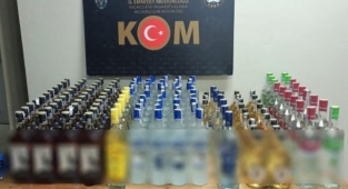 Çanakkale'de kaçak içki operasyonu