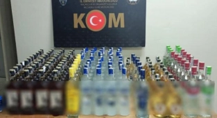 Çanakkale'de kaçak içki operasyonu