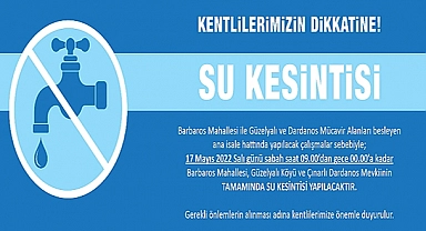 SULAR KESİLECEK!