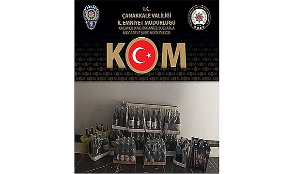 124 ŞİŞE SAHTE İÇKİ ELE GEÇİRİLDİ!
