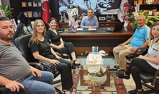 ÇAN ÇEVRE DERNEĞİNDEN HARUN ARSLAN'A ZİYARET