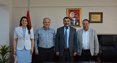 ÇANAKKALE TİCARET BORSASI’NDAN DEFTERDAR DOĞAN ADIGÜZEL’E HAYIRLI OLSUN ZİYARETİ