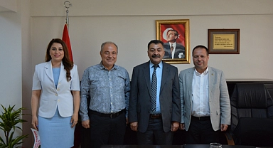 ÇANAKKALE TİCARET BORSASI’NDAN DEFTERDAR DOĞAN ADIGÜZEL’E HAYIRLI OLSUN ZİYARETİ