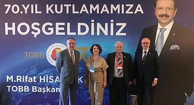 ÇTSO, TOBB 70.YIL KUTLAMA TÖRENİNE KATILDI
