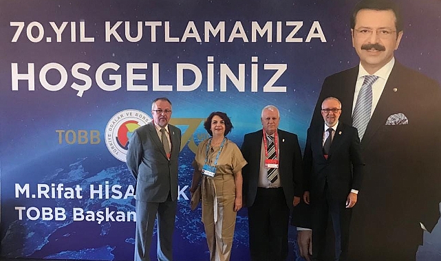 ÇTSO, TOBB 70.YIL KUTLAMA TÖRENİNE KATILDI
