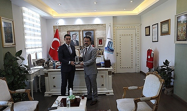 GÜNEY AKÇER'DEN VALİ AKTAŞ'A VEDA ZİYARETİ