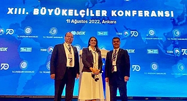 BİGA TSO BAŞKANI ŞADAN DOĞAN, XIII. BÜYÜKELÇİLER KONFERANSI'NA KATILDI