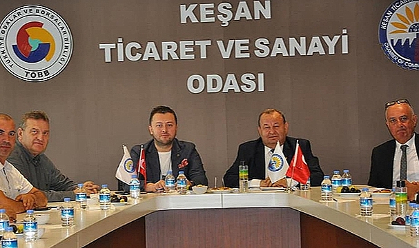 BİGA TSO HEYETİNDEN KEŞAN TİCARET VE SANAYİ ODASI'NA ZİYARET