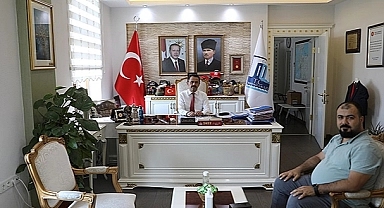 ÖMER KÜÇÜKKAYA, VALİ AKTAŞ'I ZİYARET ETTİ
