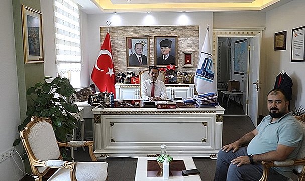 ÖMER KÜÇÜKKAYA, VALİ AKTAŞ'I ZİYARET ETTİ