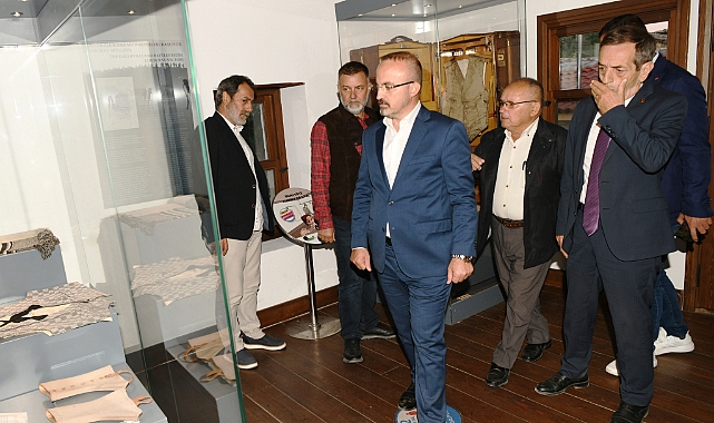 BÜLENT TURAN, ATATÜRK EVİ MÜZESİ’Nİ ZİYARET ETTİ