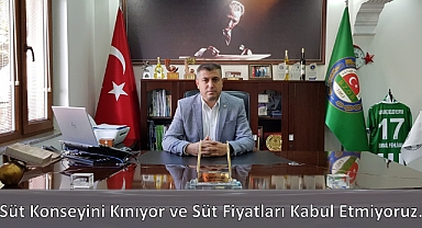Süt Konseyini Kınıyor ve Süt Fiyatları Kabul Etmiyoruz.