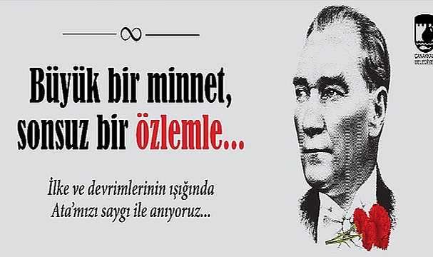 BAŞKAN GÖKHAN'IN 10 KASIM ATATÜRK'Ü ANMA MESAJI